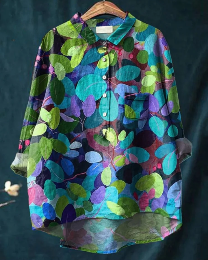 Jenny | Stylish Floral Button-Down Shirt