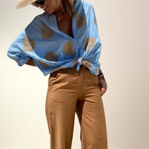 Gaby | Stylish Embroidered Shirt