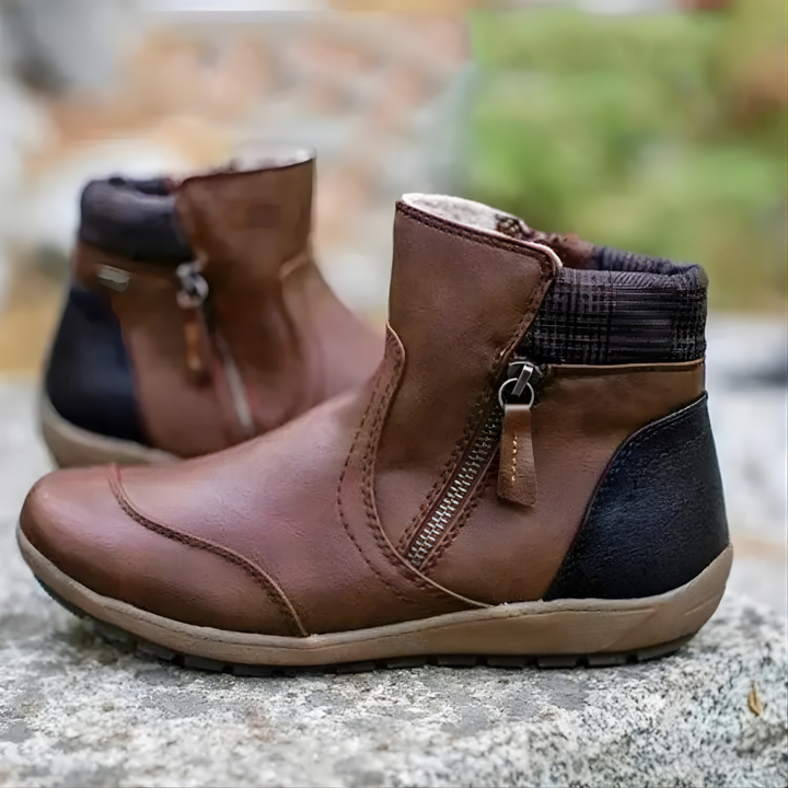 Moira™ Premium Zipper Orthopedic Waterproof Boots