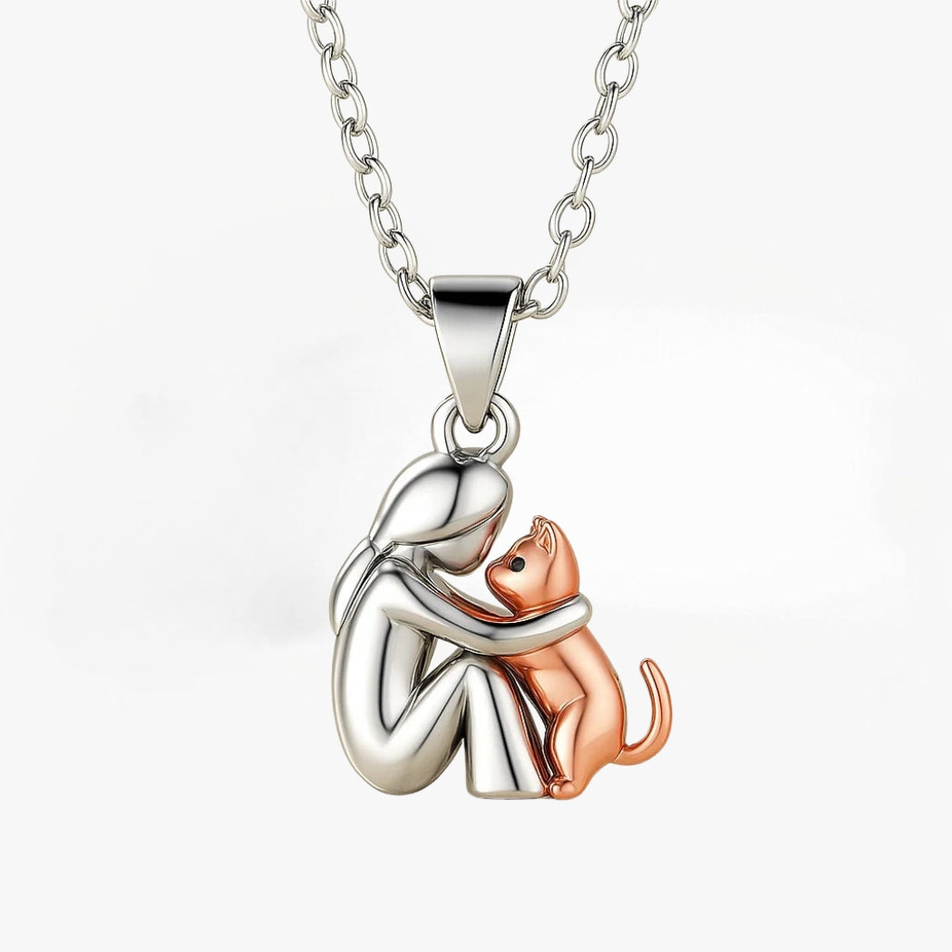 Aria Cat Embrace Necklace