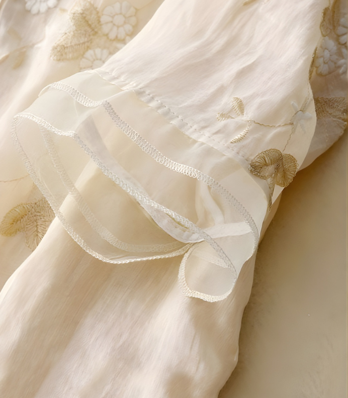 Clarice™ Embroidered Cotton Blouse