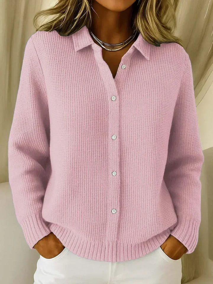 Katrina | Textured Knit Button Cardigan