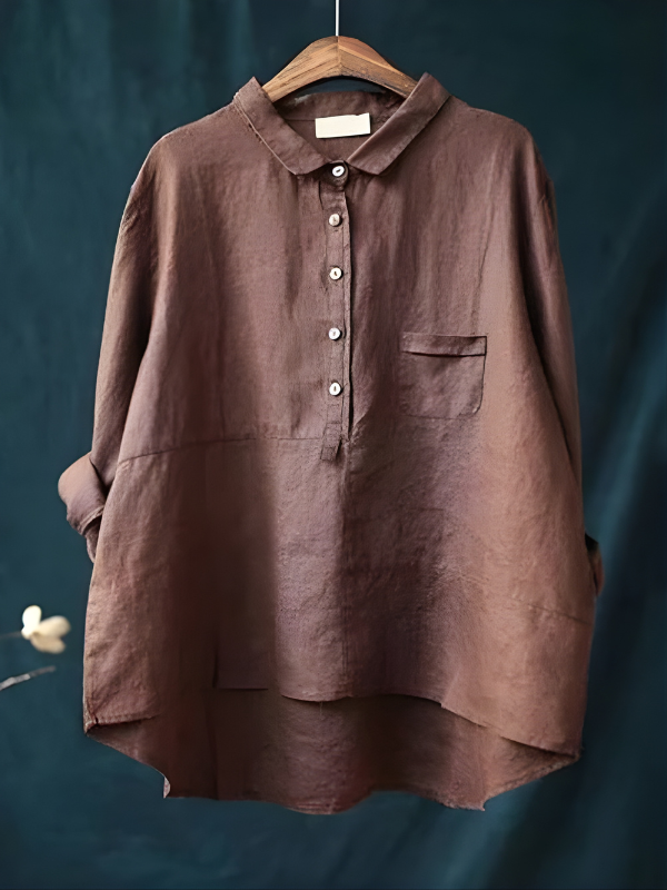 Stella™ Women's Linen Long Sleeve Shirt