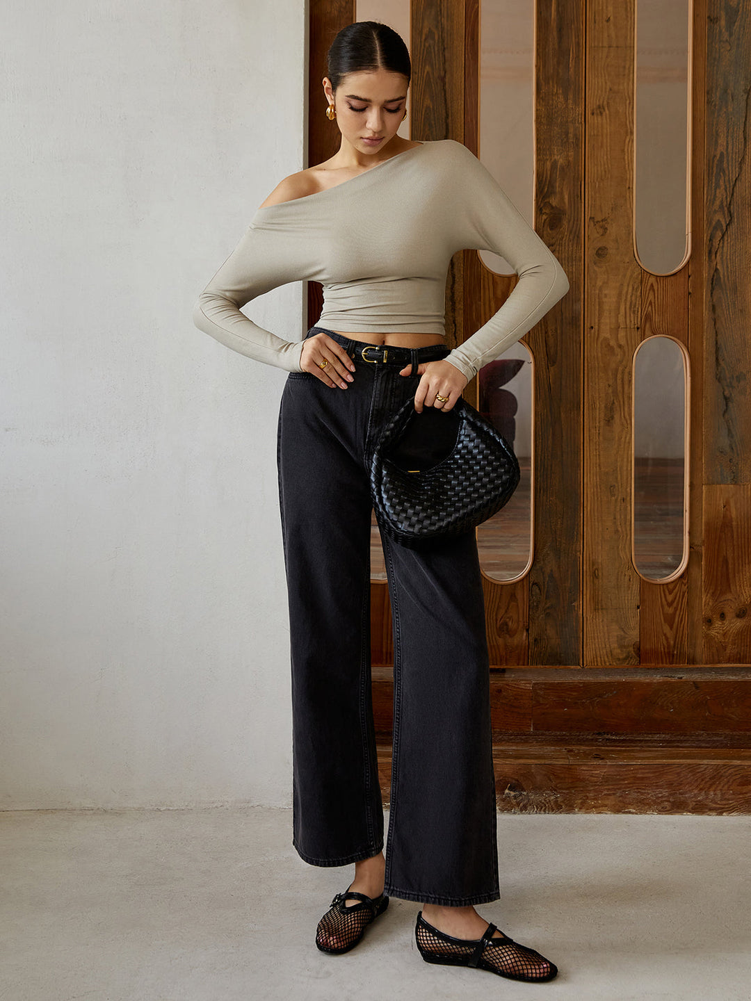 Ava Cold Shoulder Long Sleeve Tee