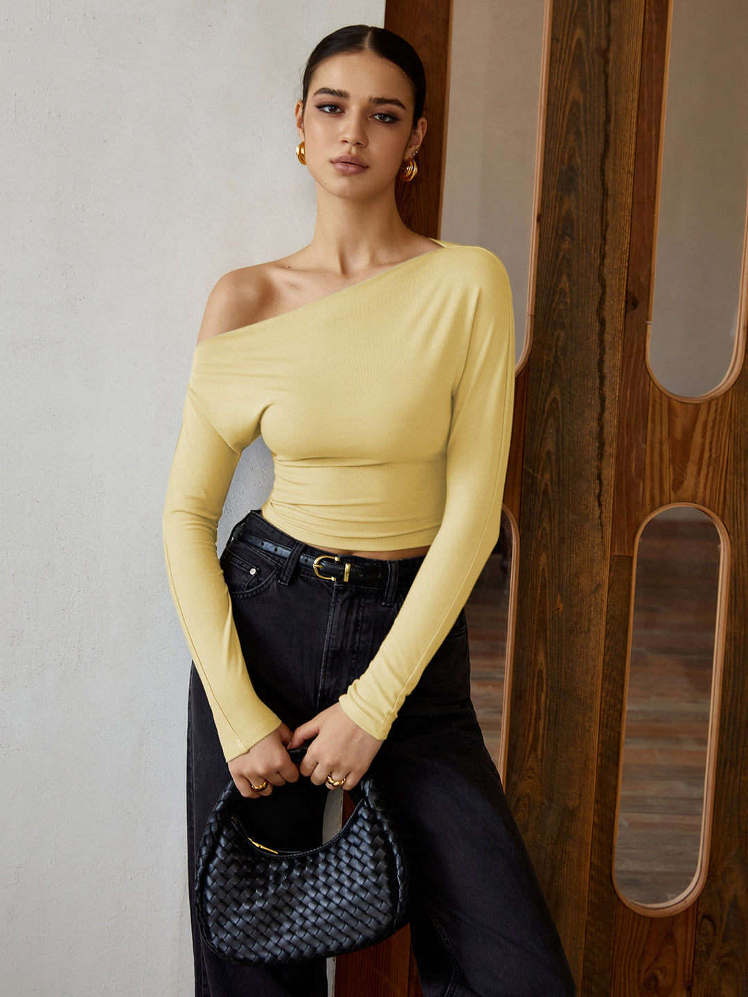 Ava Cold Shoulder Long Sleeve Tee