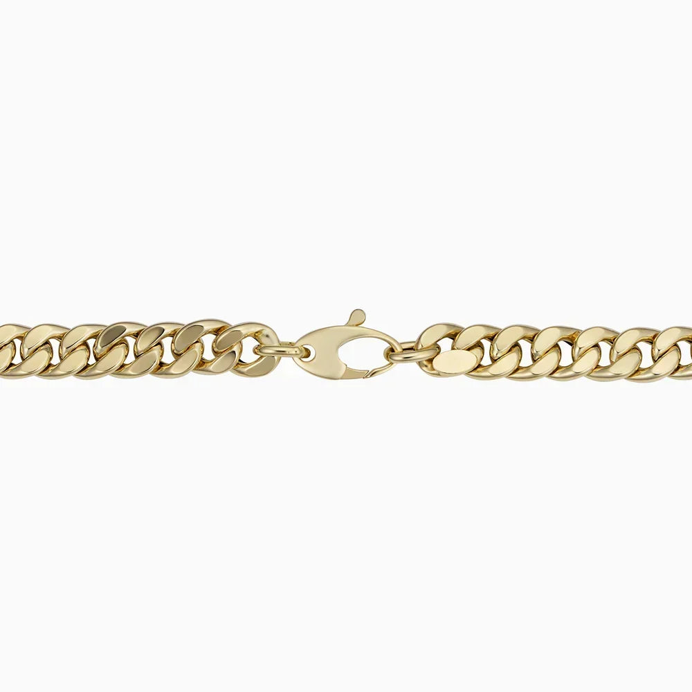 Estate Cuban Bracelet – Silver Tone