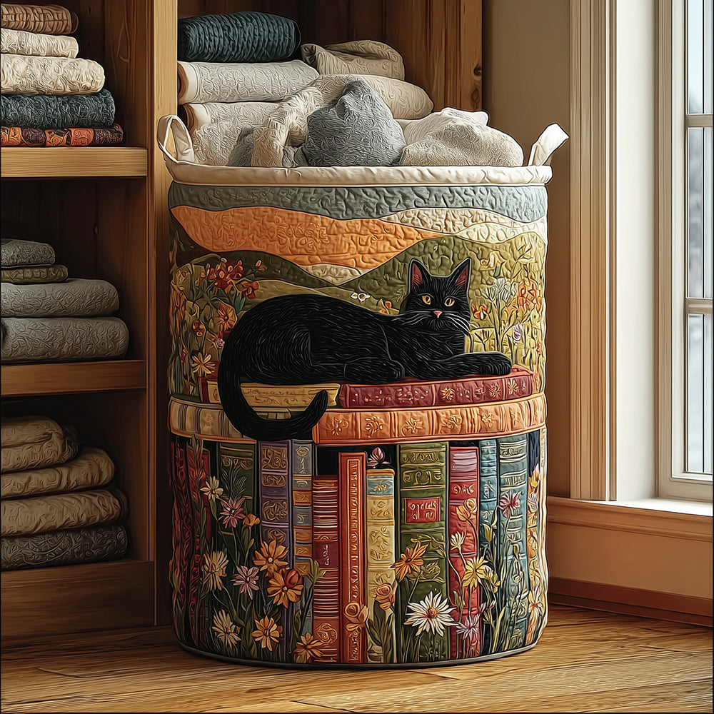Welcome Basket quilted storage basket