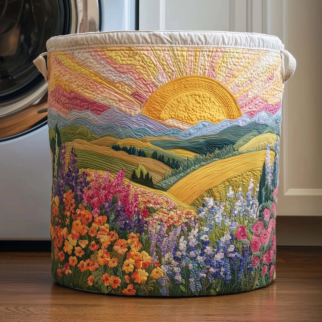 Nature & Dawn quilted storage basket