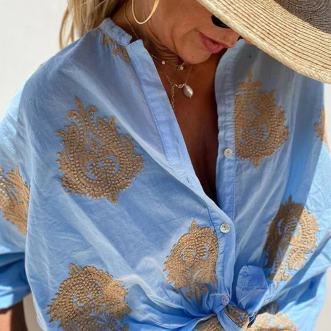 Gaby | Stylish Embroidered Shirt