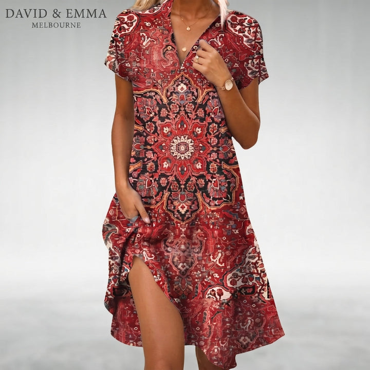Moira™ Lightweight Comfort Midi Dress
