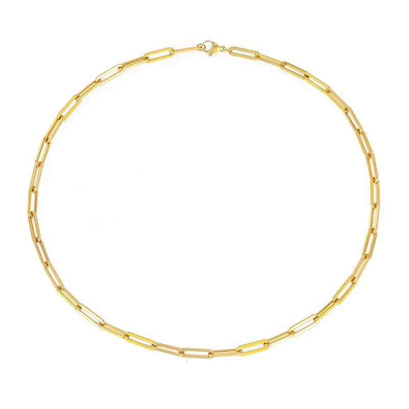Archen Elegant Chain Necklace – Silver Tone