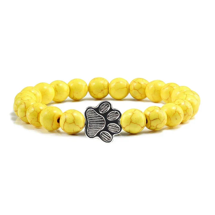 Bracelet with Beaded Paws