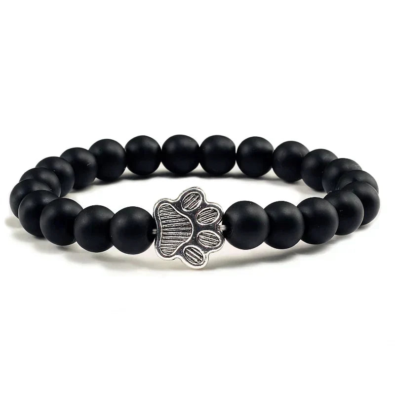 Bracelet with Beaded Paws