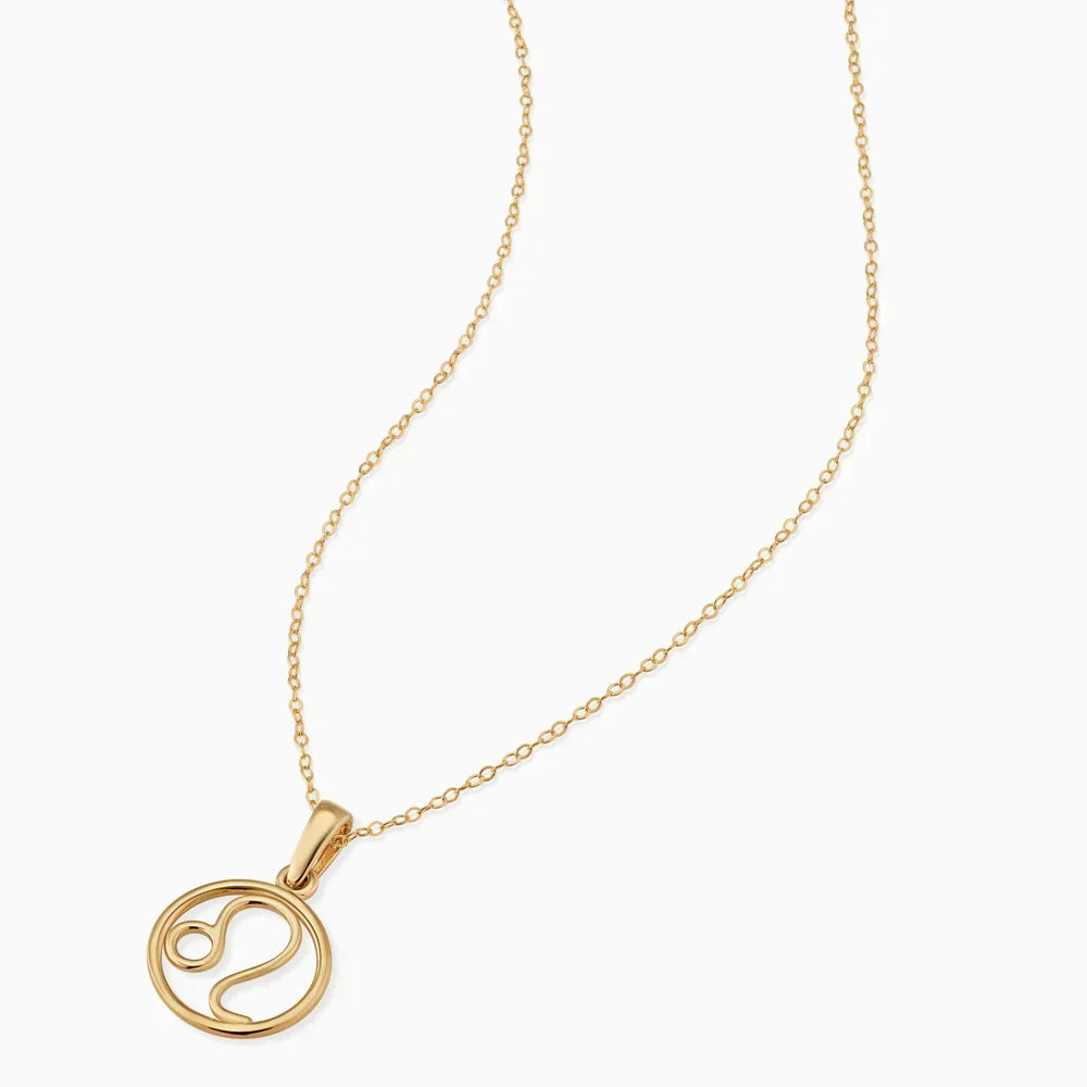 Zodiac Sign Necklace – Silver Tone