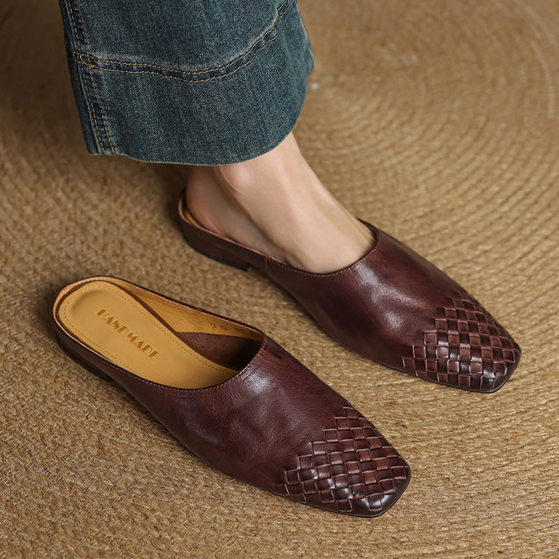 Mila™ Genuine Leather Mules