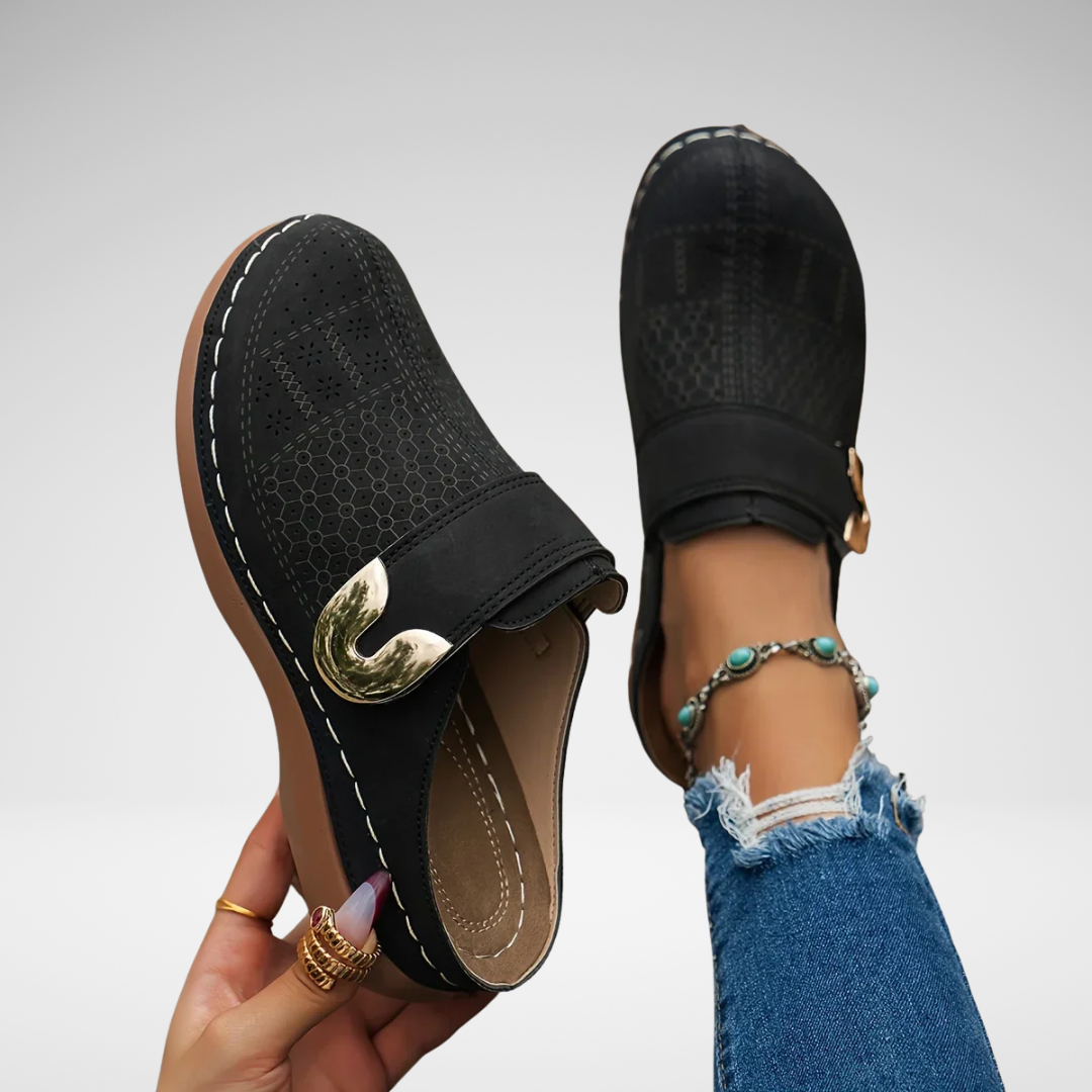 Caprielle™ Chic Supportive Wedge Sandals