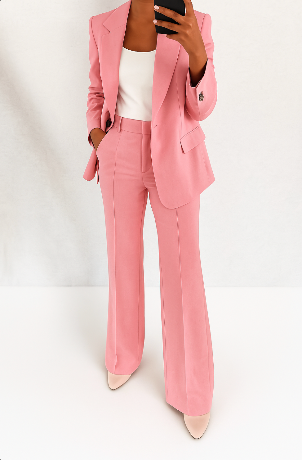 Patrizia trouser suit – colours and details