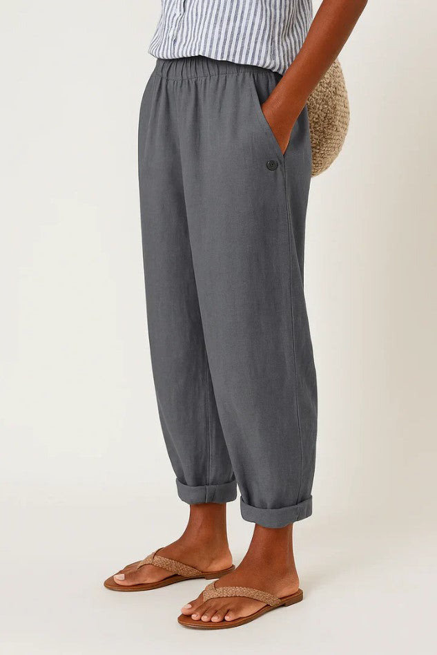 Romina™ Timeless Linen-Cotton Trousers