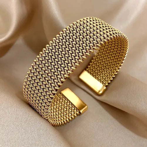 Vintage Golden Mesh Bracelet