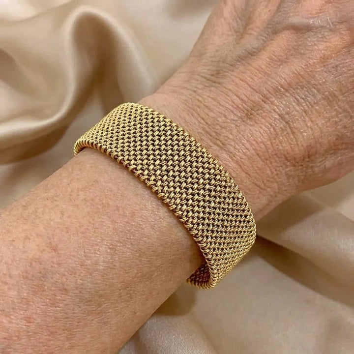 Vintage Golden Mesh Bracelet