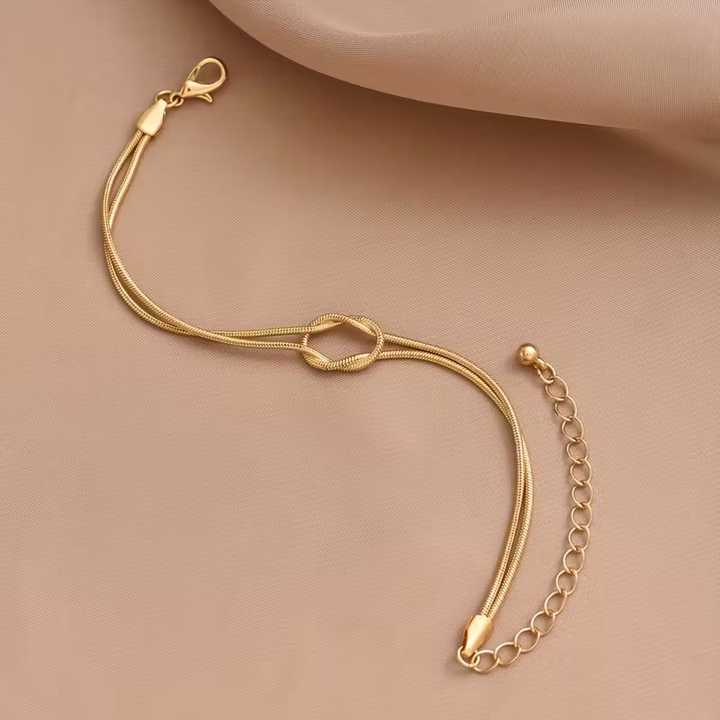Twist Knot Chain Bracelet