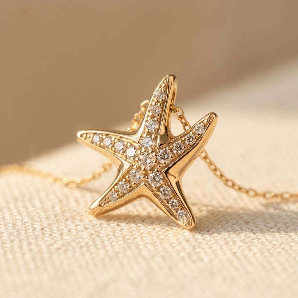 Ocean Zirconia Pendant Necklace