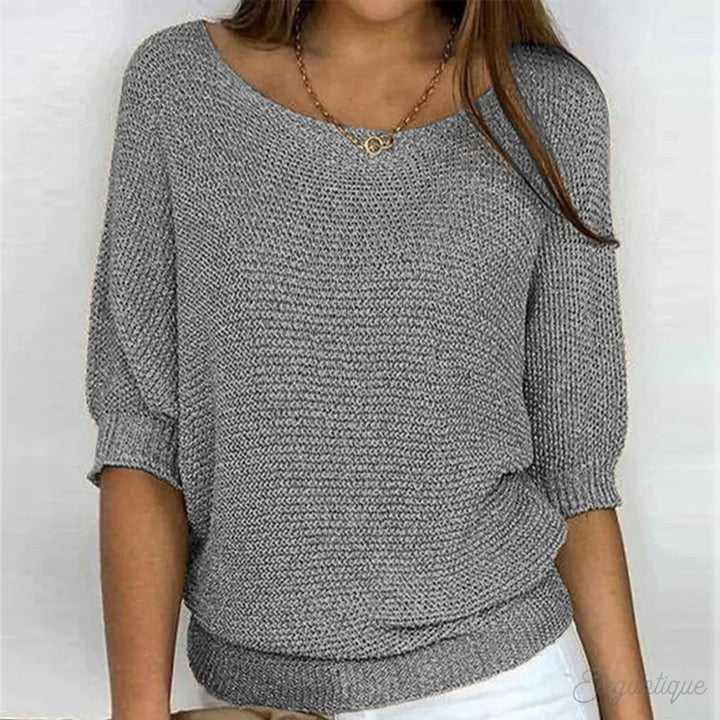 Luigia - Elegant Knit Sweater