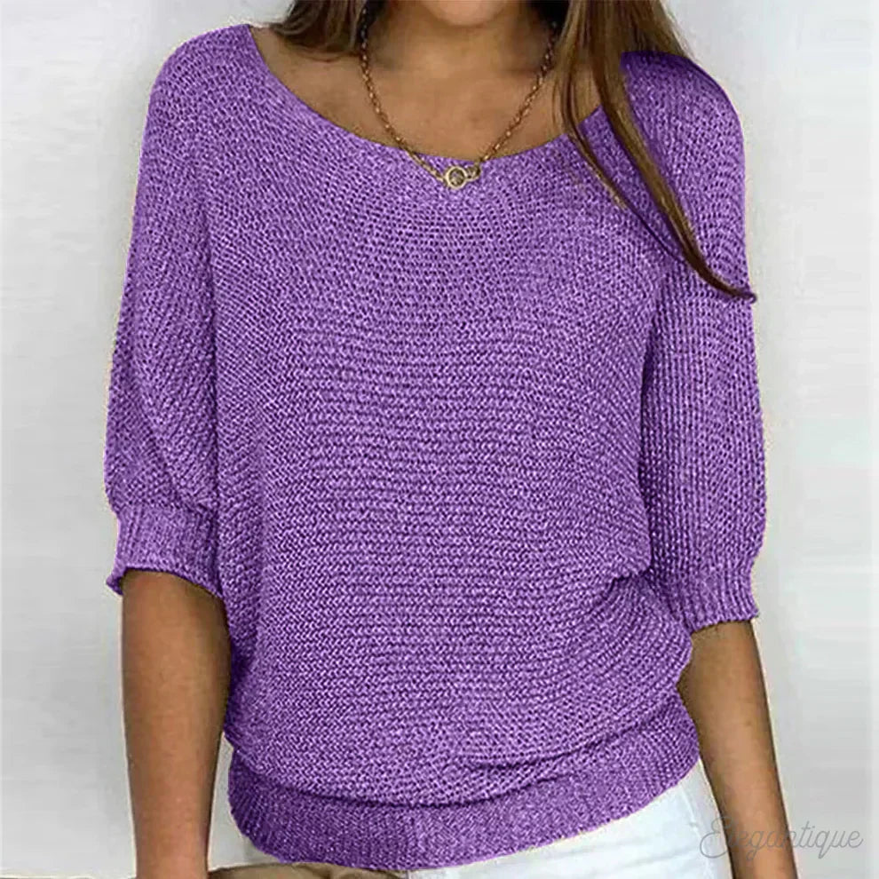 Luigia - Elegant Knit Sweater
